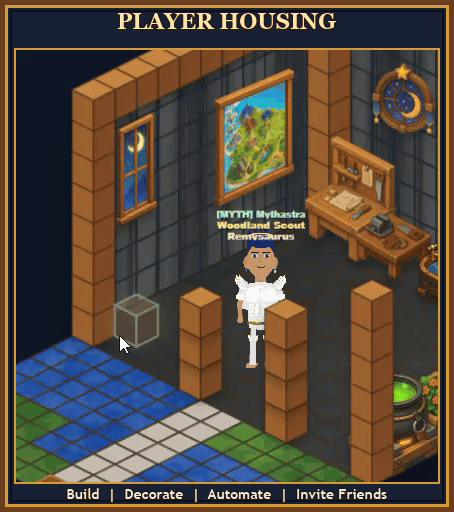 Player Housing: build, decorate, automate and invite friends